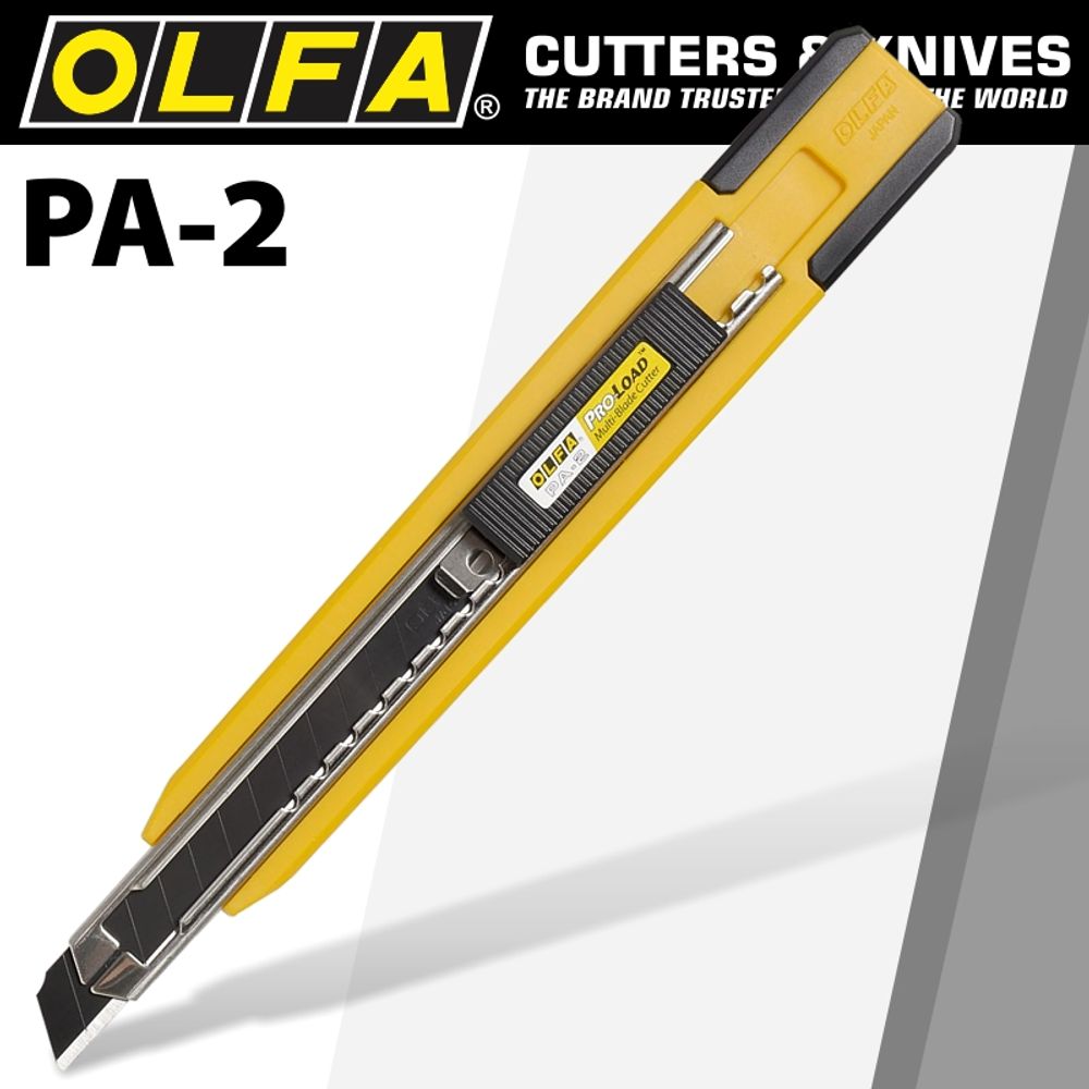 OLFA Pro Load Multi Blade Auto Load Cutter Snap Off Knife Cutter 9mm